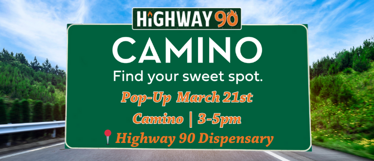 camino cannabis popup at highway 90 dispensary in marlton new jersey